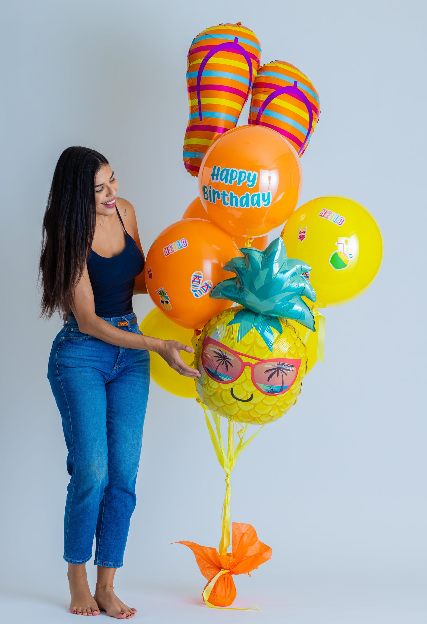🌺 Balloon Tropical Birthday Vibes 🌺